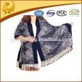 Design personalizado baixo MOQ clássico pashmina xale xale